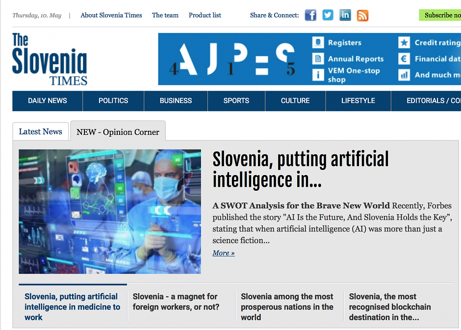 Slovenia, putting artificial intelligence in medicine to work