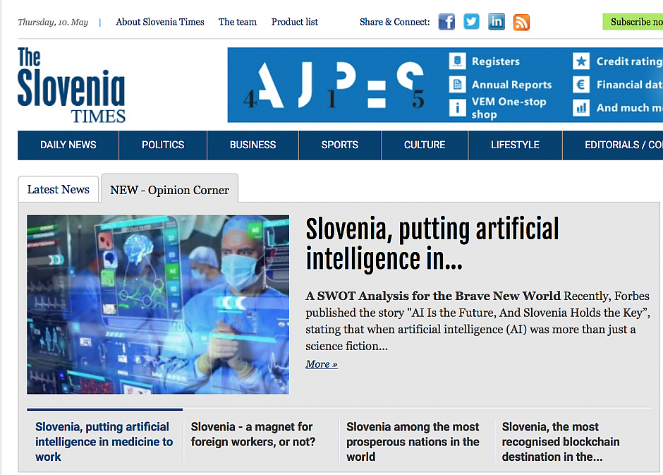 Slovenia, putting artificial intelligence in medicine to work